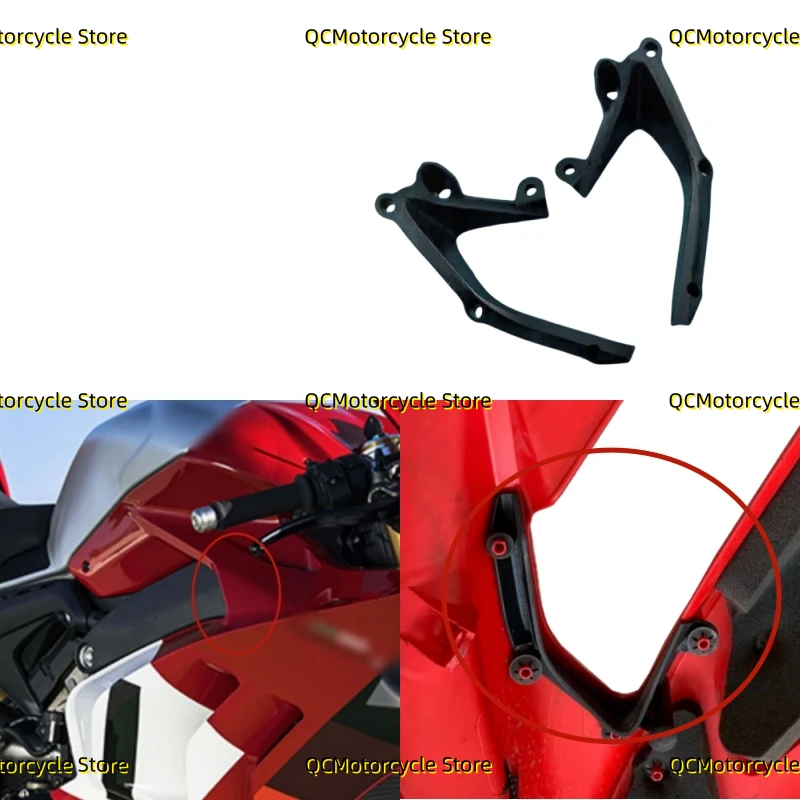 The Left and Right Side Panels Fix Small Pieces Fairing Fit for Ducati Panigale V4 V4S V4R 2023-2024