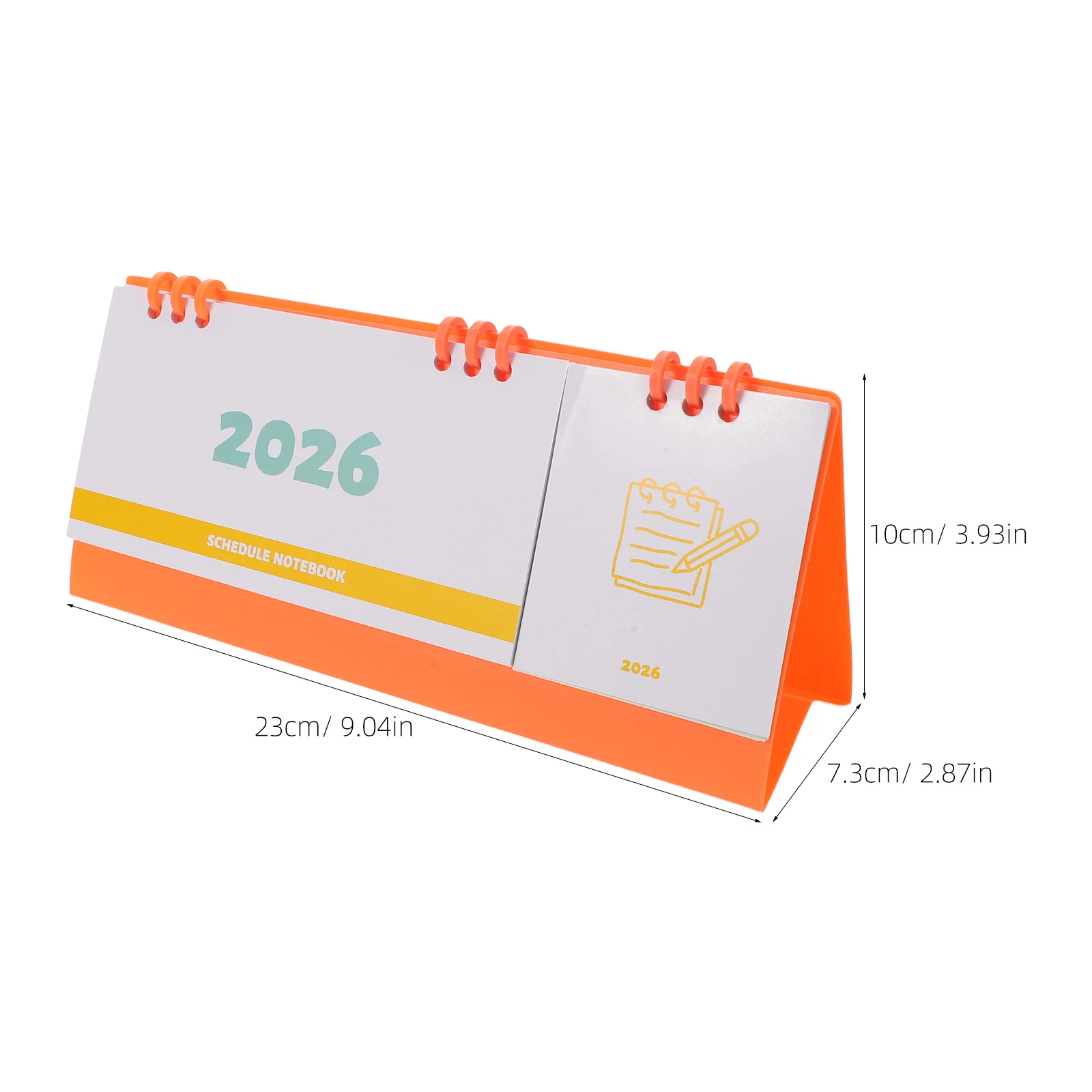 2026 أجندة مكتبية /رزنامة مكتبية دوامة ملزمة الوجه التقويم من يناير إلى ديسمبر مخطط شهري حديث قائم تخطيط سطح المكتب الجدول الزمني #2