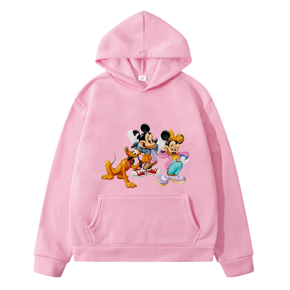 

Mickey Mouse Print hoodie Fleece sweatshirt boys Jacket Disney anime hoodie Autumn Halloween Kawaii pullover kids clothes girls