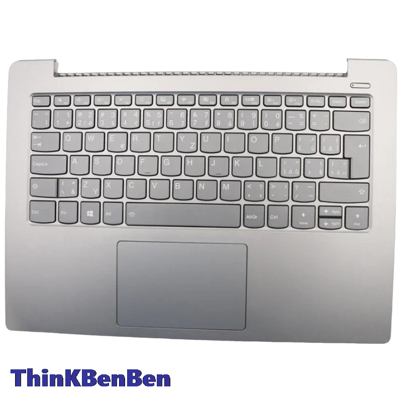 CZ Czech Mineral Gray Keyboard Upper Case Palmrest Shell Cover For Lenovo Ideapad 330S 14 14IKB 14AST 5CB0R57337