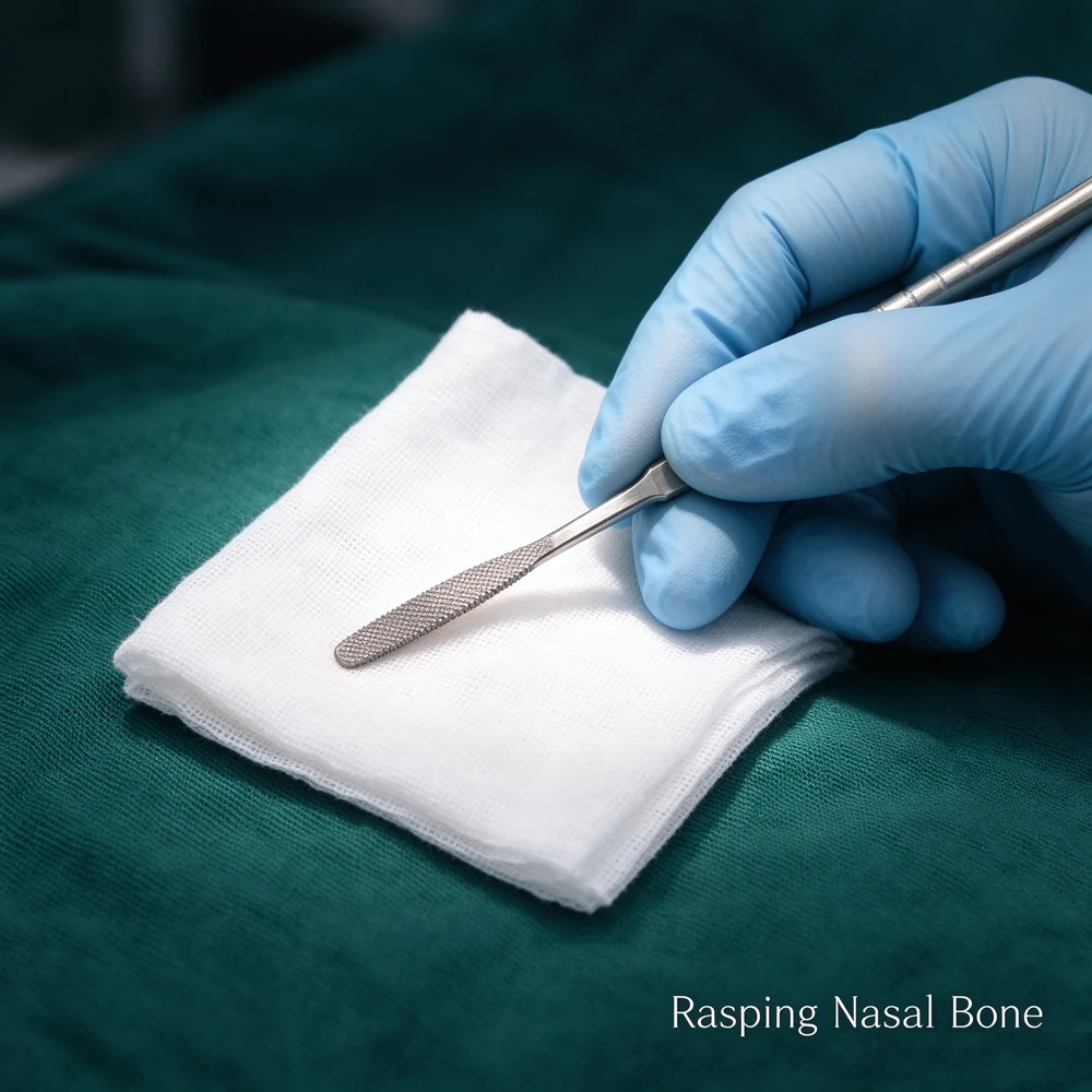 Stainless Steel Nasal Plastic Instruments - Comprehensive Set of Nasal Bone Files for Surgical Tools