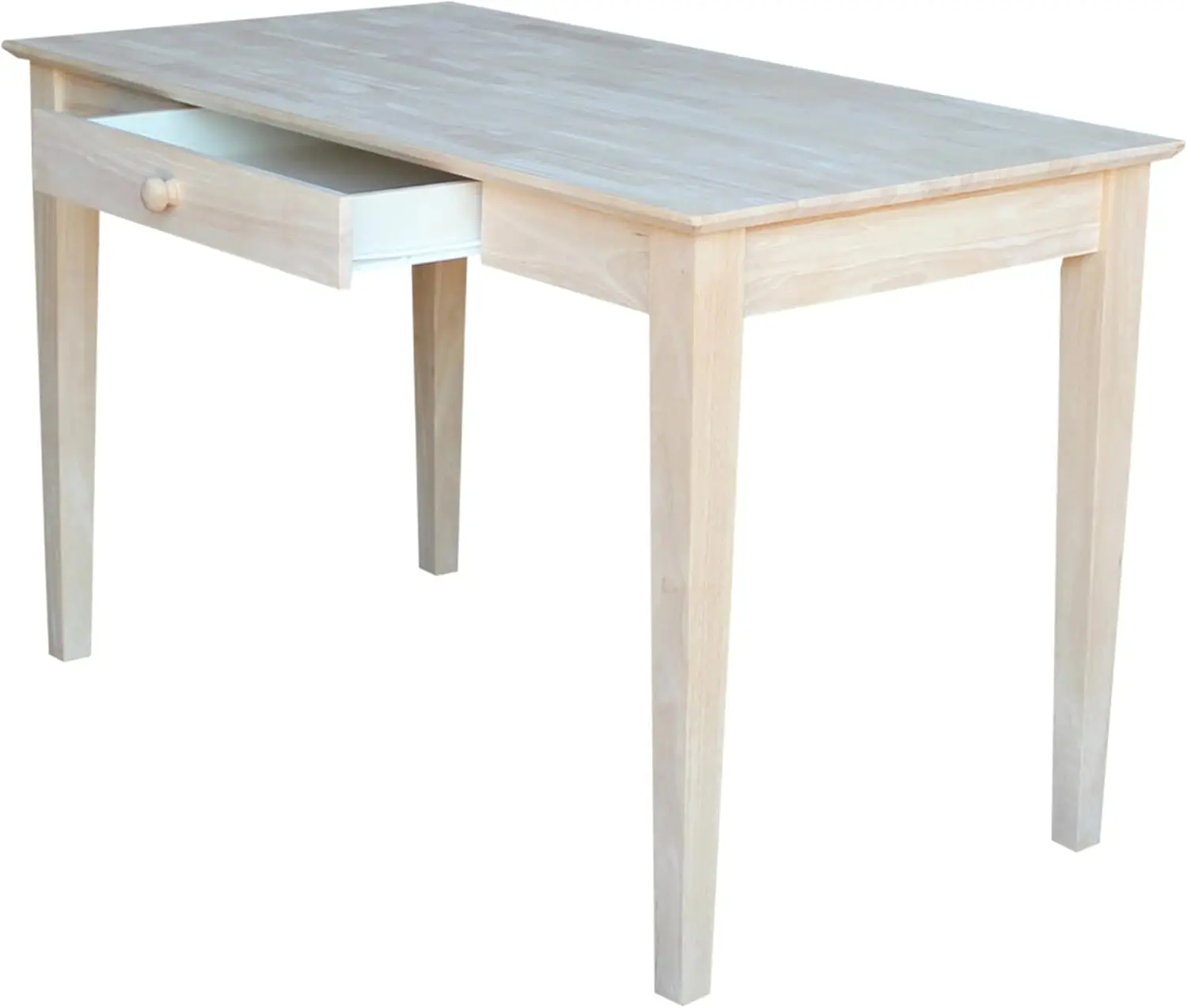 

, Writing Desk With Drawer, Solid Real Wood, Sturdy Parawood, Dimensions 19.41""W X 15""D X 2.36""H, Home Office/Study,