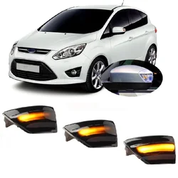 Fit for Ford C-Max II MK2 2010 2011 2012 2013 2014 2015 2016 2017 2018 2019 2020 Dynamic LED Side Mirror Turn Light Signal Lamp