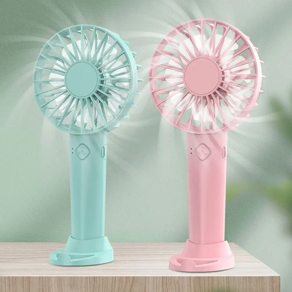 Portable Mini Desktop Usb Fan Pocket Students Handheld Small Fan Battery Powered Low Noise Adjustable Speed