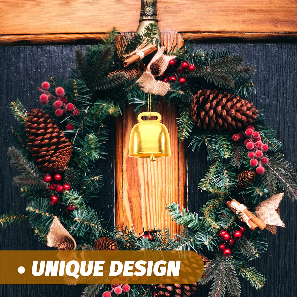 

8Pcs Vintage Style Metal Cattle Bells Strong Loud Bells for Cow Sheep Horse Livestock Anti-Lost Hanging Pendant