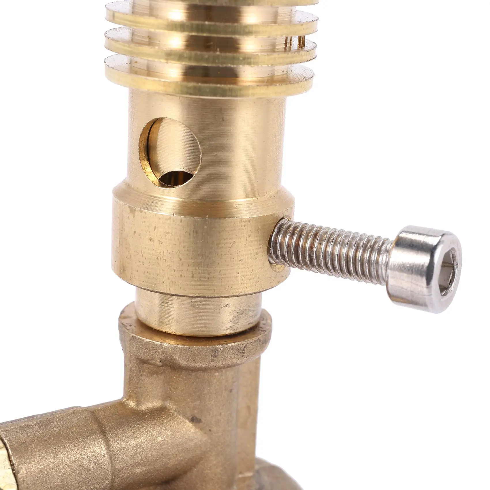 AB11-High Temperature Brass Gas Turbo Torch Propane Weld Plumbing Portable Bunsen Burner Gas Burner Heating Furnace