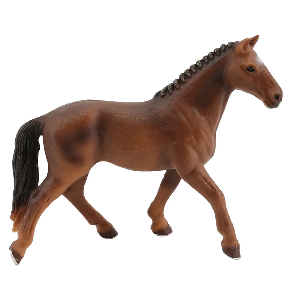 

Hannover Horse Model Decoration Children's Toy Vivid Ornament Animal Kids Plaything Pvc for Home Simulated Indoor