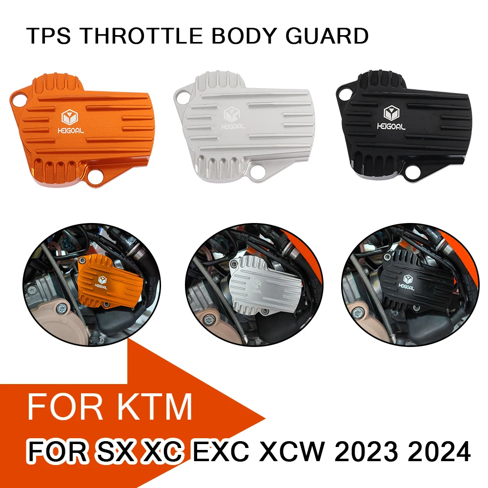 

Motorcycle Accessories TPS Throttle Body TBI Cover Sensor Guard Protector For KTM SX XC EXC XCW 125 150 250 300 EXC300 2023 2024