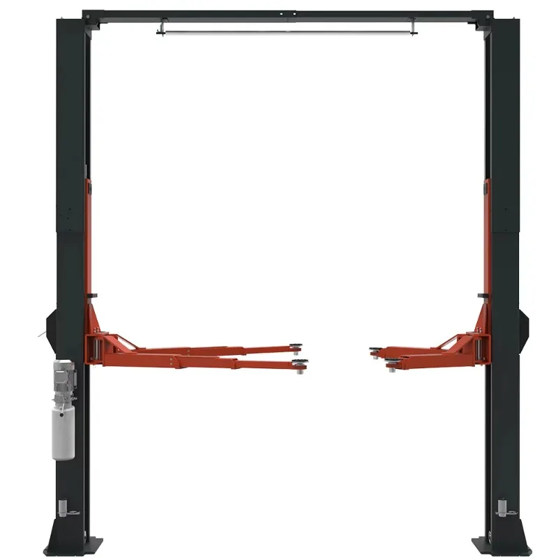 Heavy duty 4 ton automatic hydraulic lift jack 2 column steel car lifter with 4000 kg lift capacity cylinder for garage use