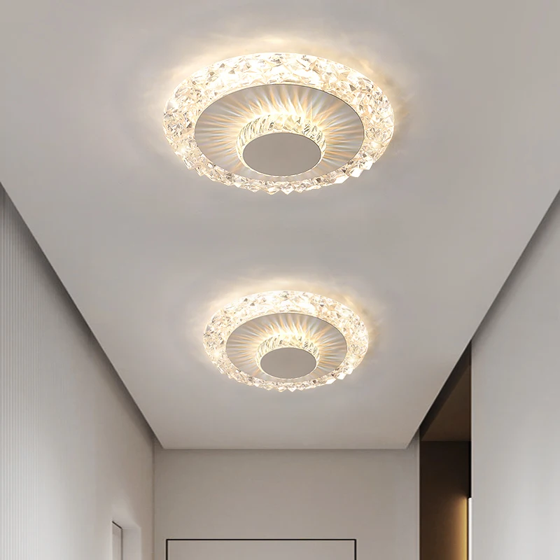 yicolai luxo moderno circular cristal luz de teto lampadas led quentes quarto e sala de estar corredor e varanda decoracao de iluminacao 01