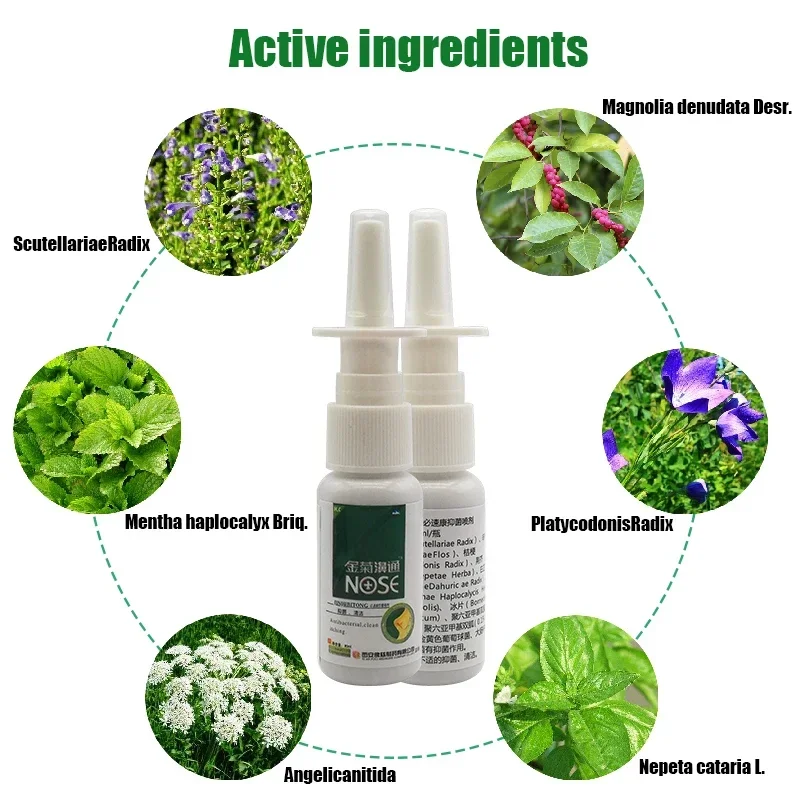 Spray erval chinês do nariz, 3Pcs, BP-412