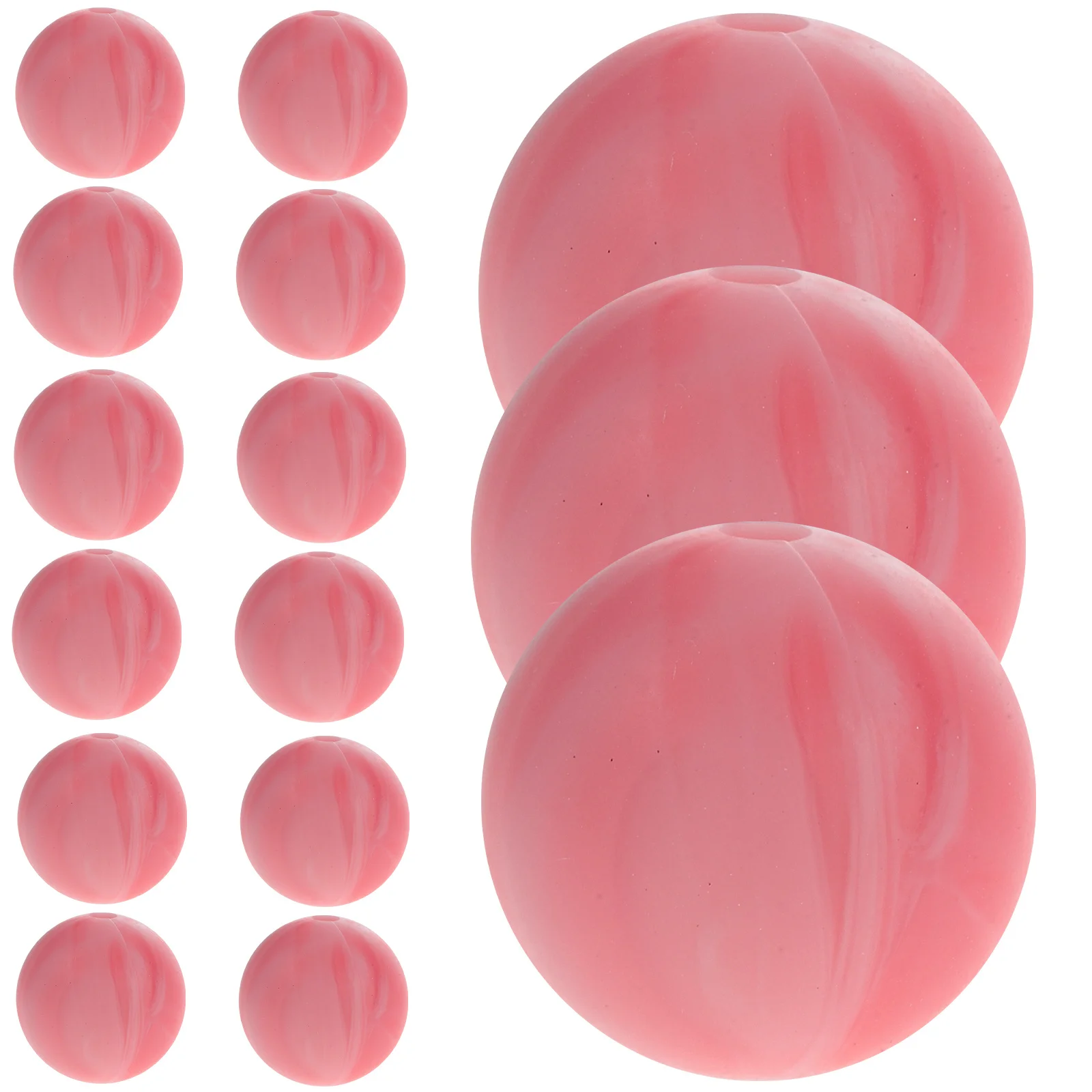 

30Pcs Small Exquisite Silicone Beads Bulk for DIY Teether Pacifier Chains Crafts Silicone Beads Spacer Bead Spacer Bead