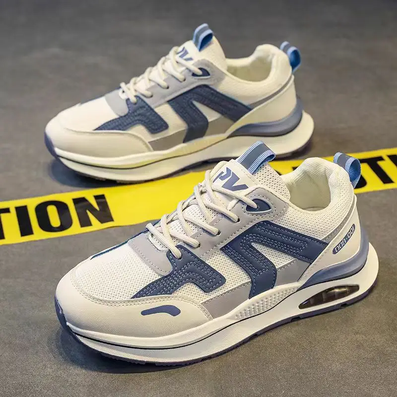 Men Sneakers Outdoor Casual Lace-up Shoes Men 2025 Fashion Breathable Non-Slip Platform Running Sport Comfortable Dad Shoes Male