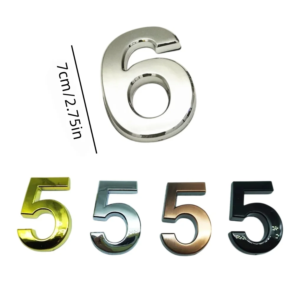 House Number Outdoor Sticker Apartment Self Adhesive Digits Hotel Office Address Residential Door Plate Address Numbers