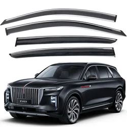 for Hongqi E-HS9 EHS9 2021 2022 2023 Side Window Visors Deflector Rain Guards Vent Shield Shade Smoke Rainproof Car Accessories