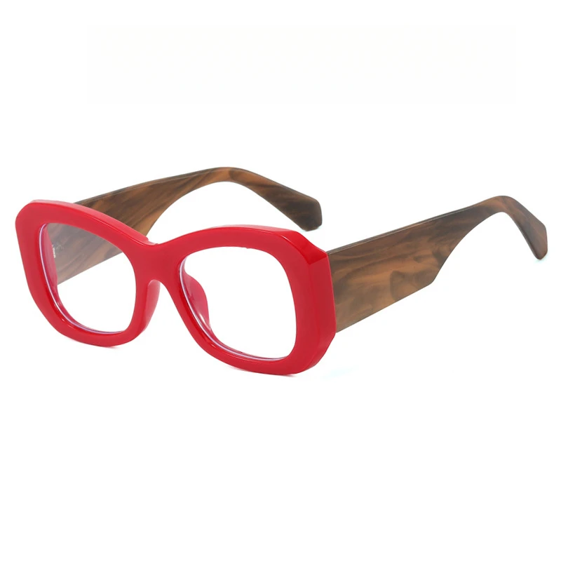 Fashionable, Quirky and Exaggerated Style Eyeglass Frames for European Women, Anti-Blue Light Glasses