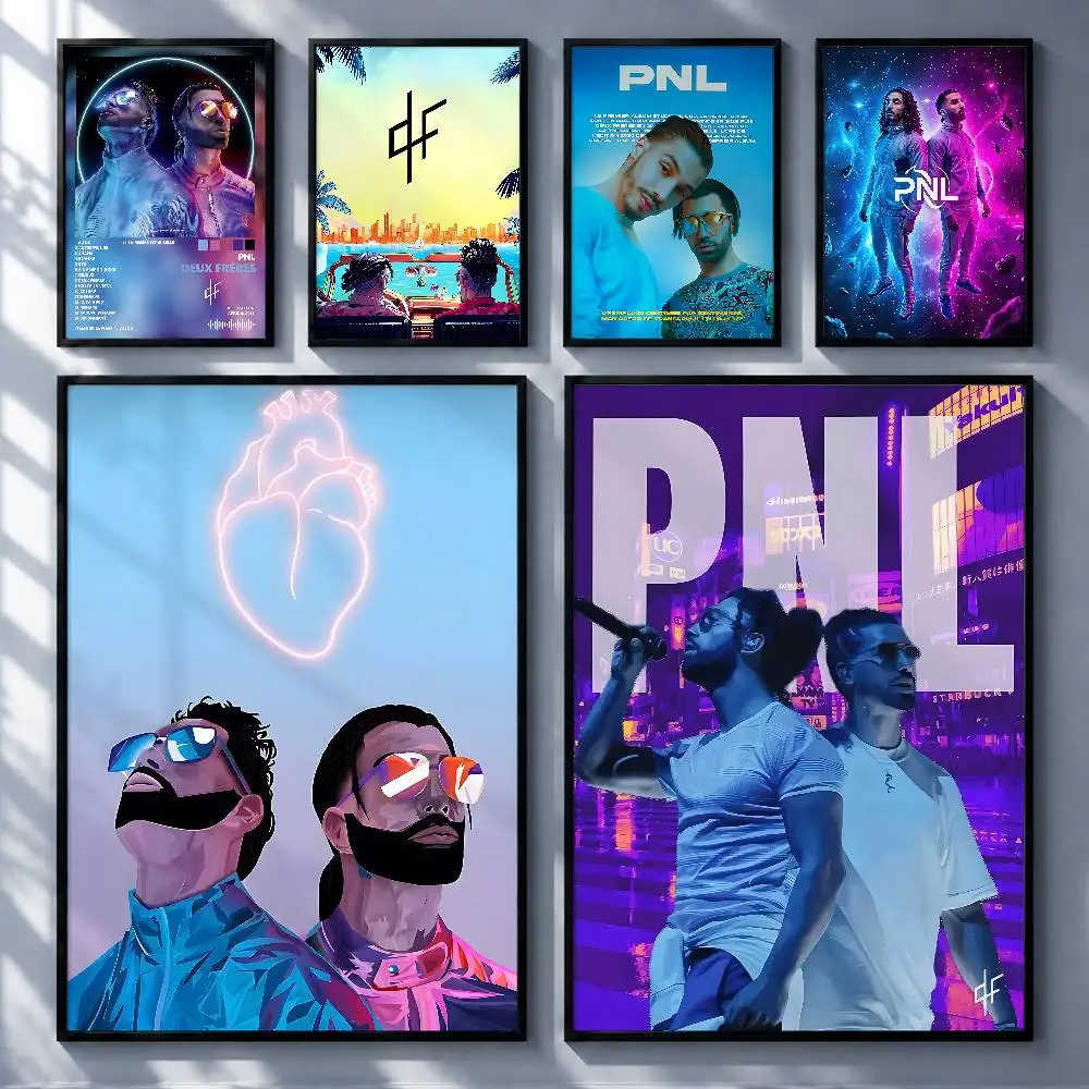 Trending Rapper PNL Premium Self-Adhesive No Residue Wall Sticker for Home Office Bar Decor