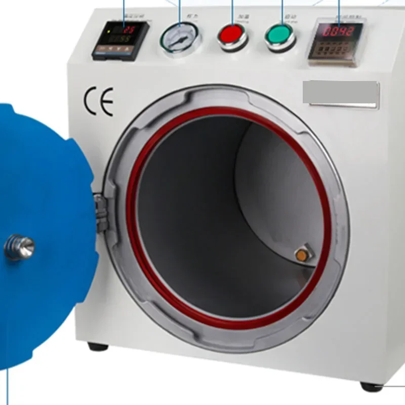 Mesin layar penekan ponsel kecil, mesin Defoaming, mesin vakum kecil Medium besar 800w untuk ponsel
