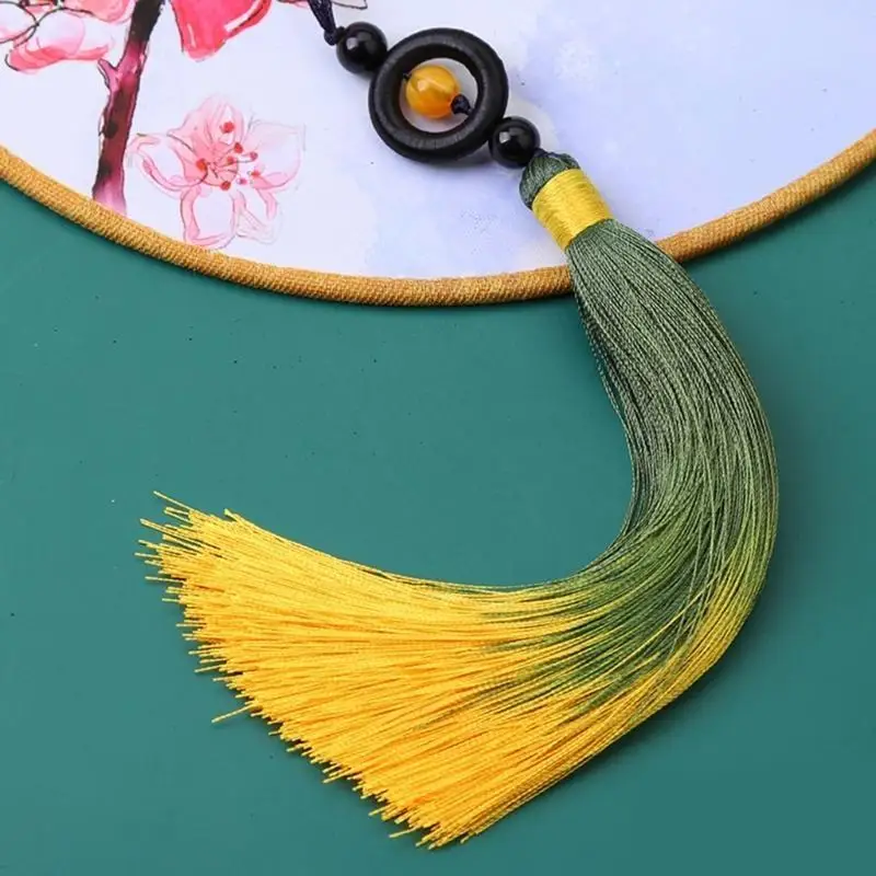 A52E Handcrafted Polyester Tassels for Martial Arts Swords Jewelry Making Accessories