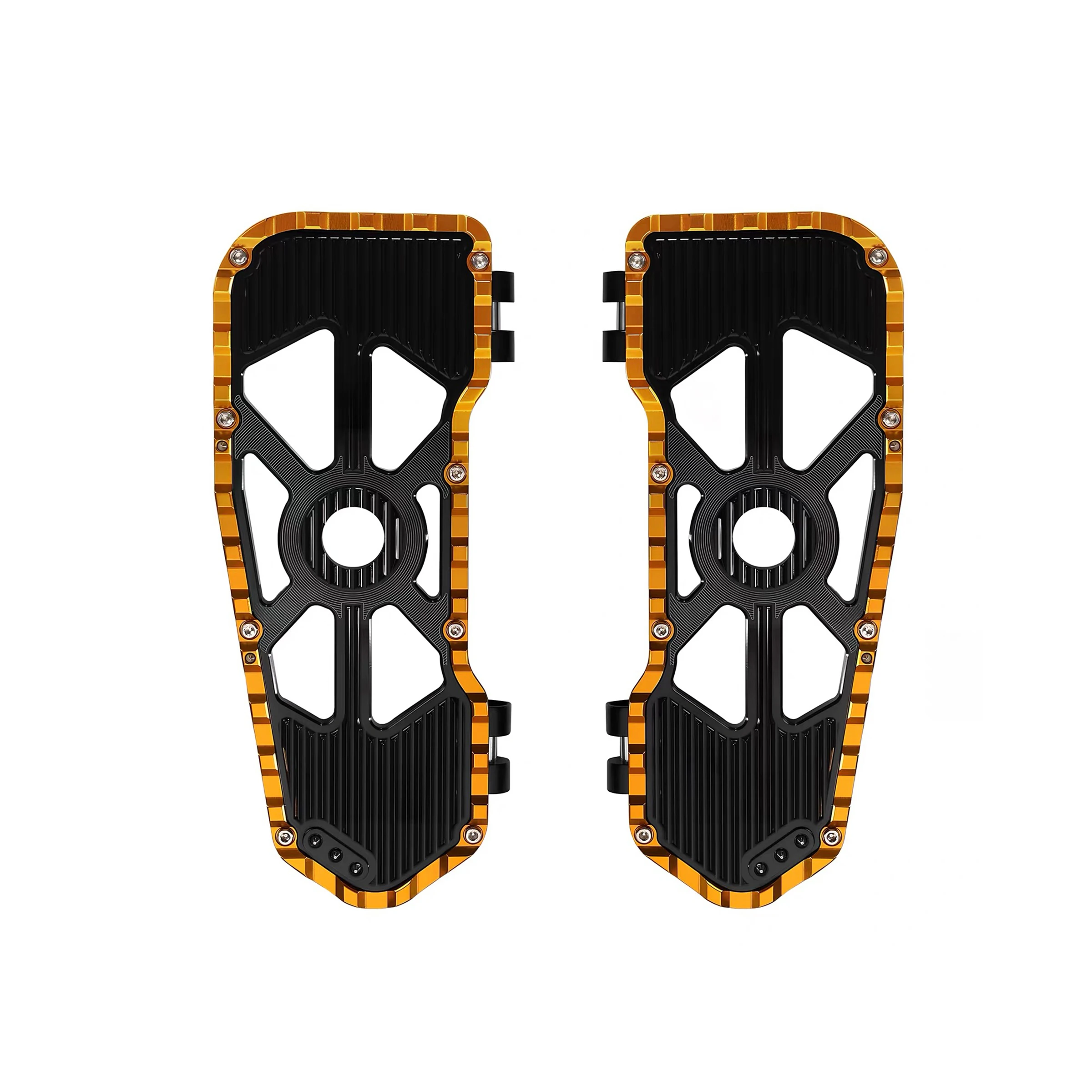 For Harley-Davidson Street ST Road Glide & Road King Driver & Passenger Foot Pedals Hollow-Out Design Motorcycle Accessories