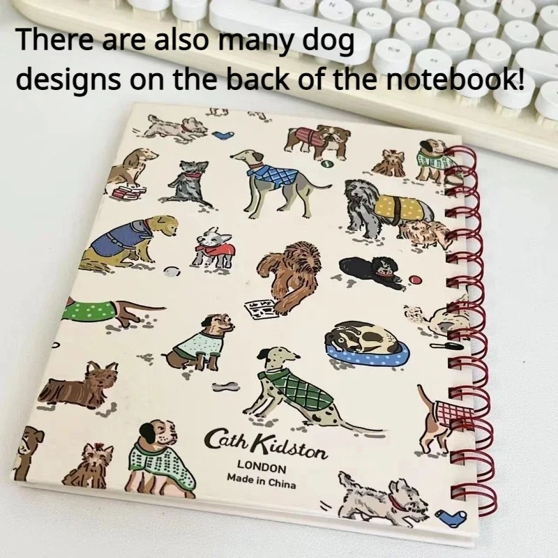 A5 Puppy Coil Notebook, High Beauty Niche Daily Notebook, Removable Notebook,School Daily Stationery, Plan Notebook  journal