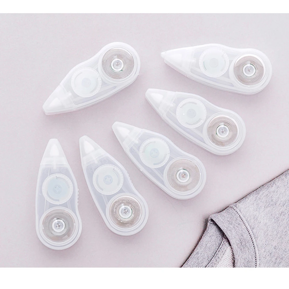 10 قطعة شريط تصحيح الأسطوانة نوع الشريط الأبيض التجفيف الفوري إعادة الكتابة السلس لأشرطة تصحيح القرطاسية المكتبية المدرسية