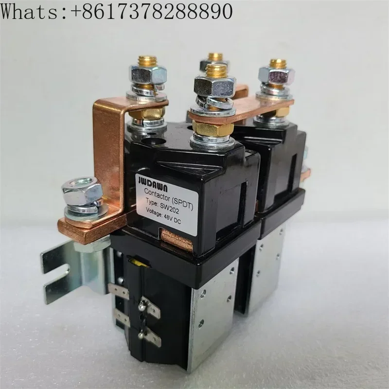 Per Albright SW202 24V 36V 48V 72V 80V 400A Contattore di retromarcia 24 36 48 72 80 Volt 400 Amp Relè solenoide Veicolo elettrico