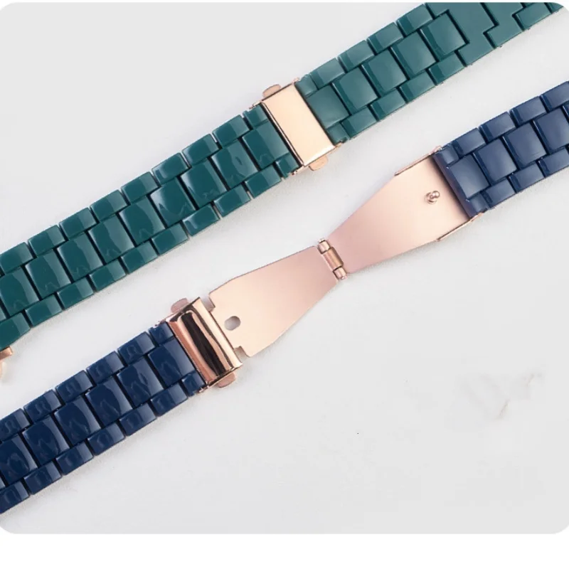 Acrylic Watch Band for Apple Watch Ultra 2 Band S10 46mm 42mm 45mm 40mm 41mm 44mm Resin Strap for iWatch Series 9 8 7 6 SE 5 4