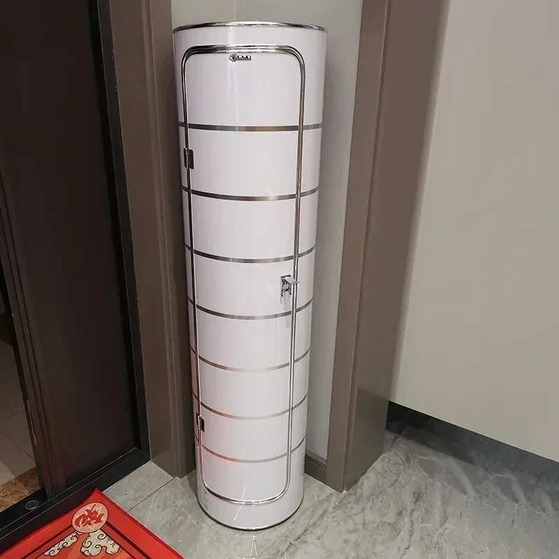 & 360-degree Rotating Shoe Cabinets Cylindrical Doorway Shoe Racks Creative Home Furniture Space Saving Vertical Storage Cabinet