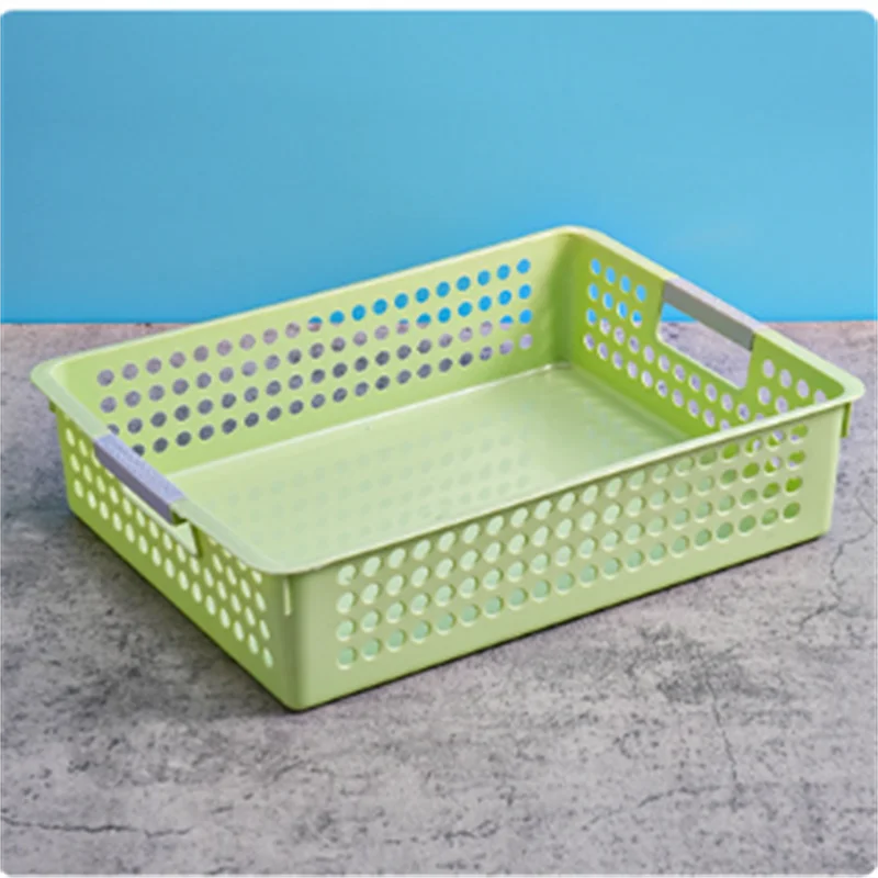 Storage basket desktop small basket stationery toys snacks storage hospital kindergarten plastic storage basket