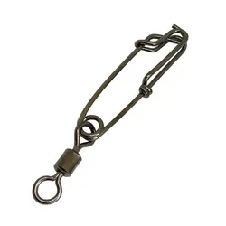 10-1000 PCS Fishing Long Line Clip with Swivel Stainless steel Fishing Long Line Clip Snaps Saltwater Fishing Tackle