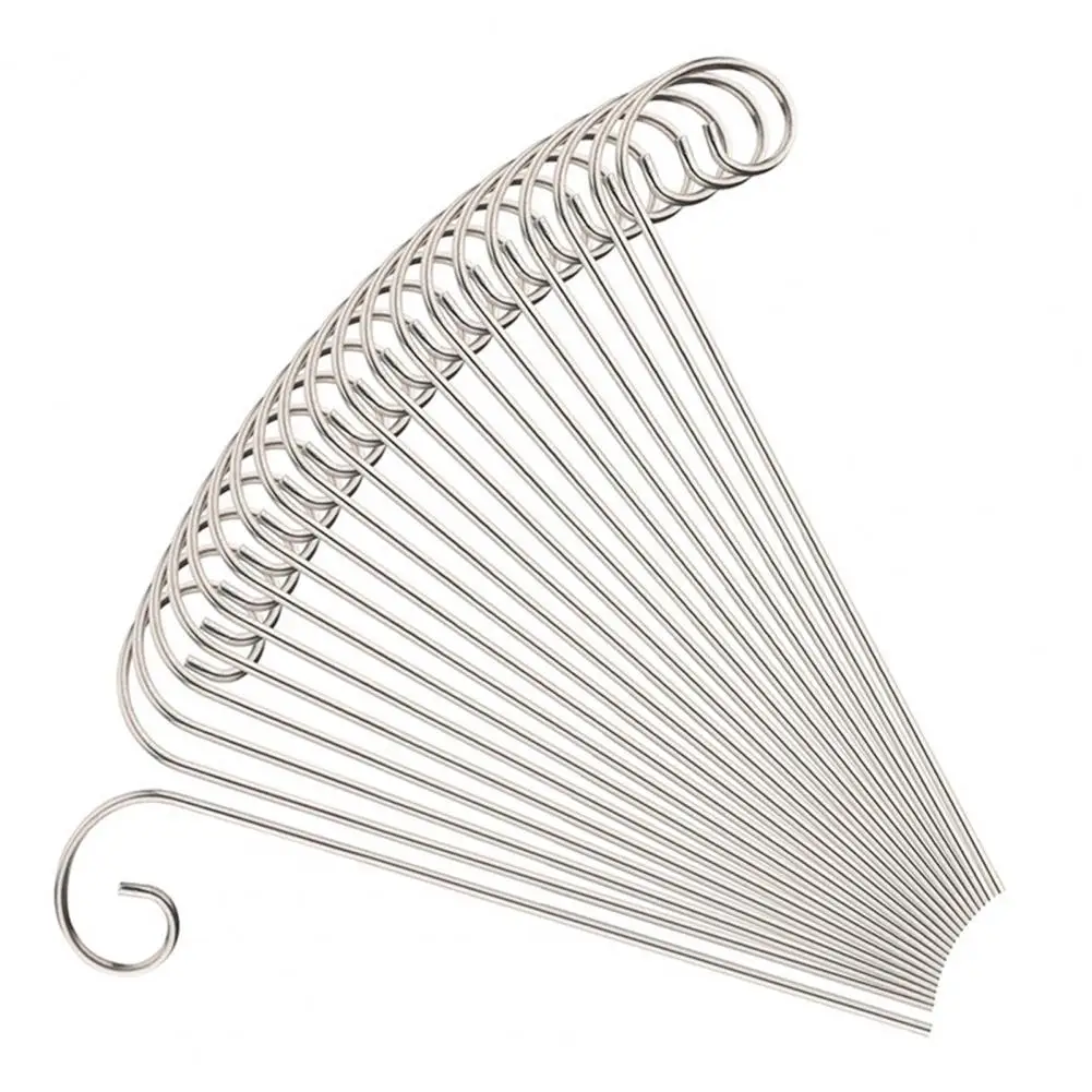 

30Pcs Plant Label Hooks,Stainless Steel Weather Resistant Garden Stakes,Universal Garden Sign Supports