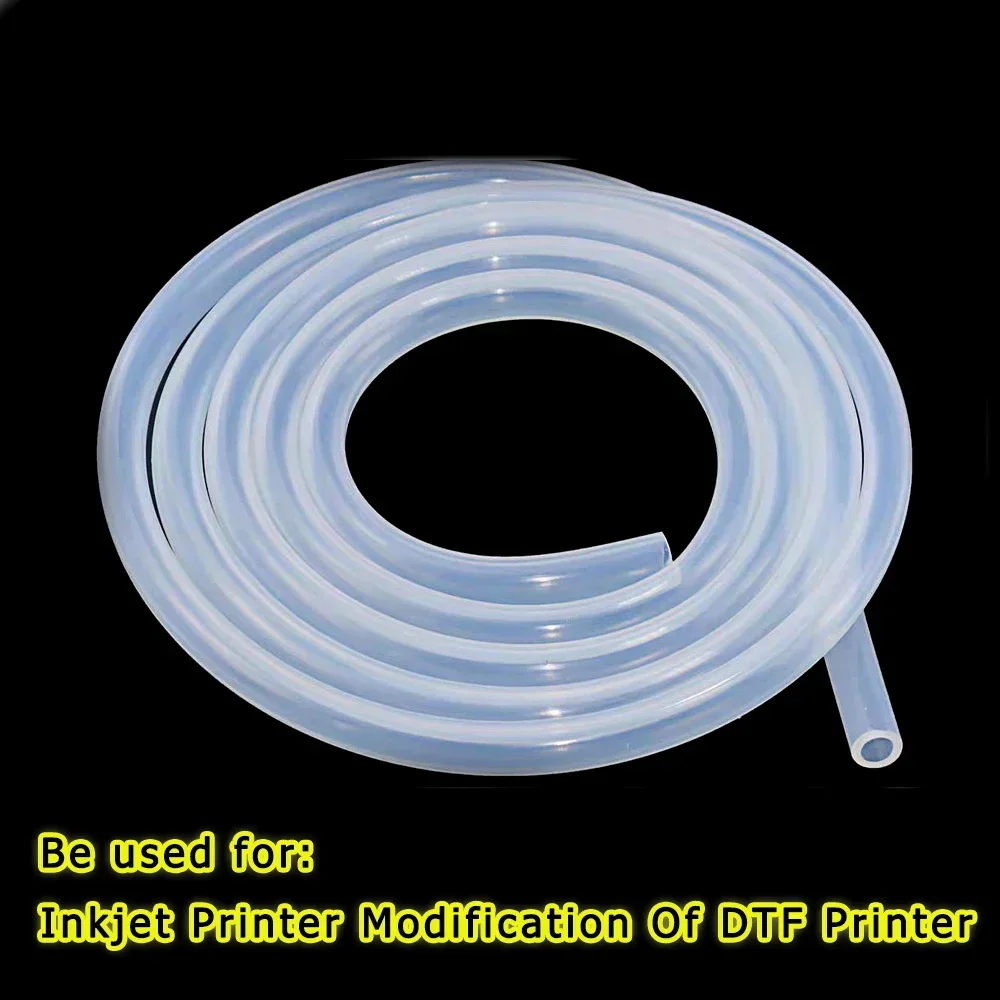 

Ink Pipe Silicone Tube Hose Soft For Inkjet Printer Film Printing Modification Tubing Single Row Line 5*3MM DTF Silicon Hosing