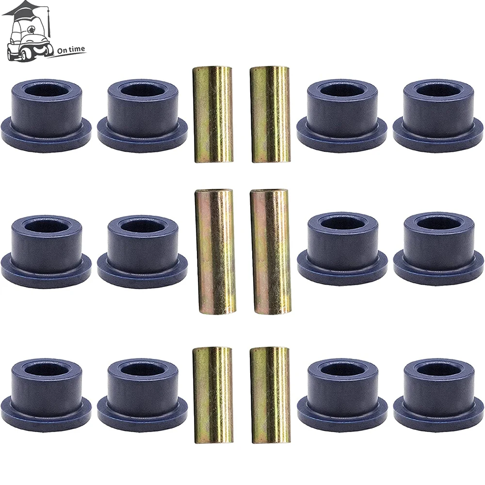 Front Upper A Arm Suspension Bushing and Sleeve Kit For Club Car DS Gas Electric Golf Cart OEM 1016346 1016349 1016350