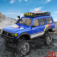 Children's LC80 Full Scale RC Wireless Remote Control Climbing Car 1:12 Authorized Off Road Vehicle RC Model Car Toy Boy Gift