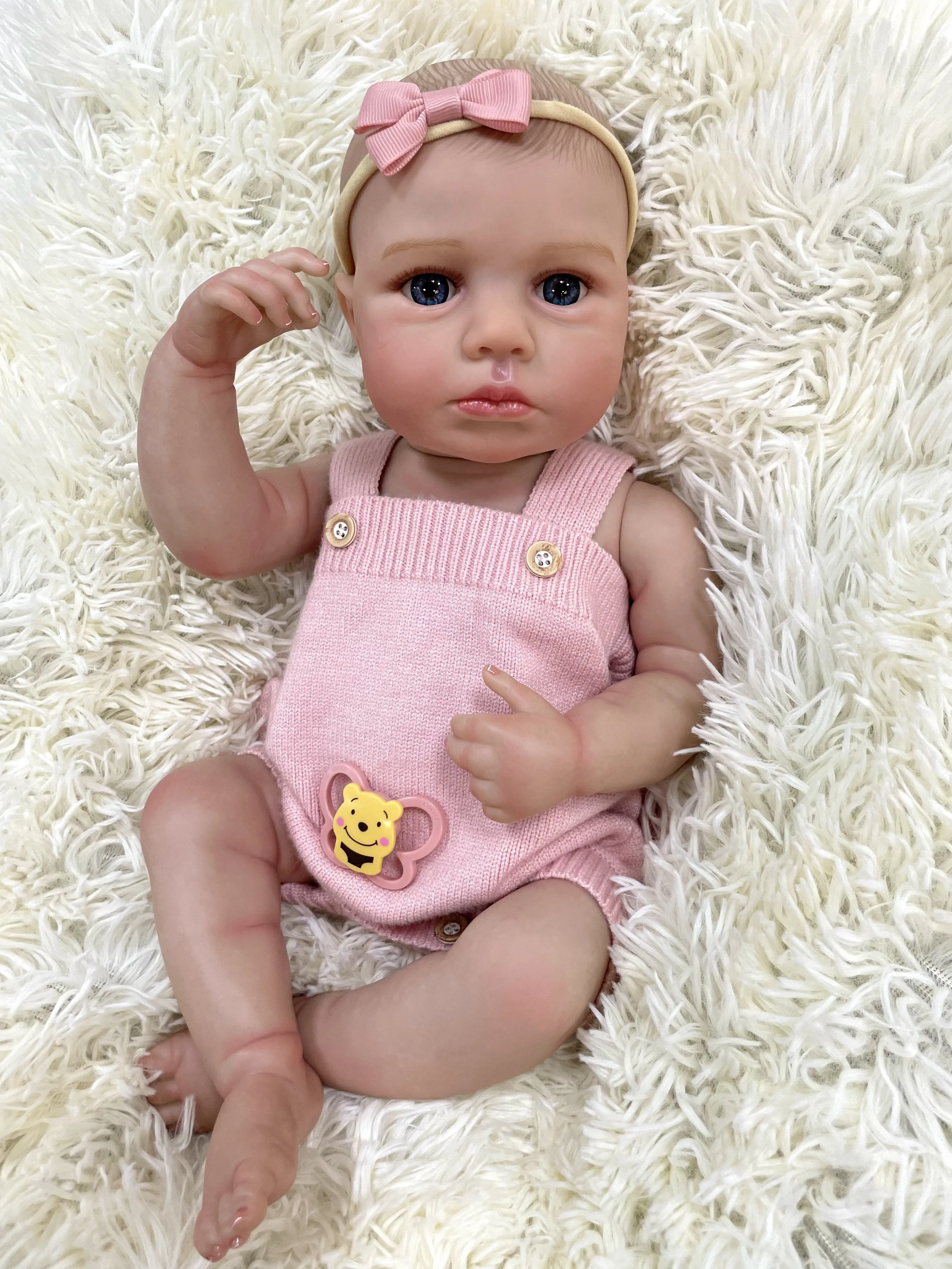 

Cokela 50 см реалистичная силиконовая кукла реборн для новорожденных 20 дюймов милая виниловая кукла настоящая мягкая на ощупь детская игрушка кукла праздничные подарки