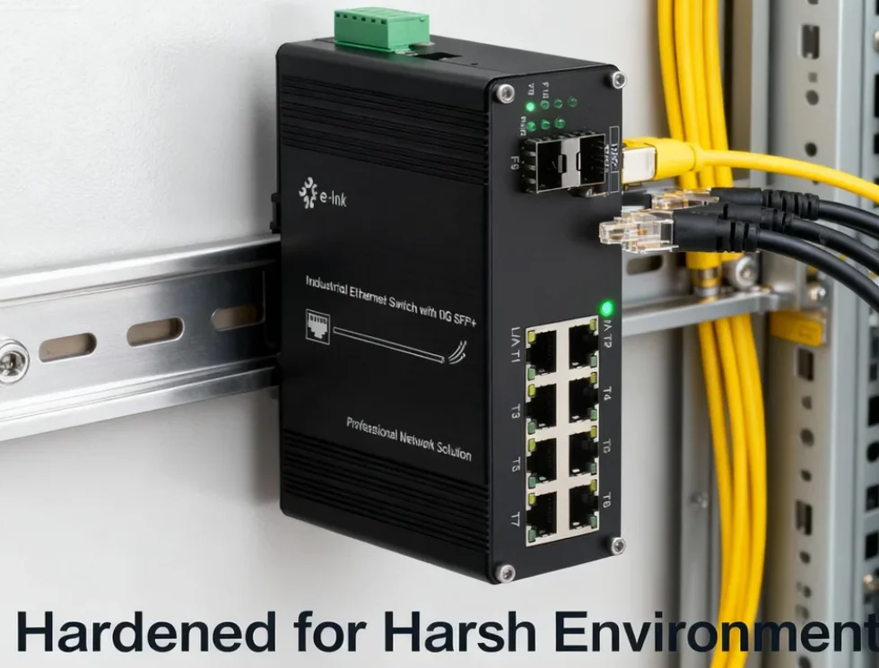 LNK-IMC208G 8 Port 10/100/1000T 802.3at  Mini Gigabit Power Ethernet Switch