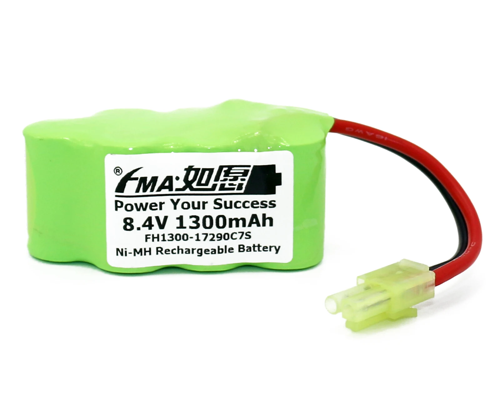 

2pcs 8.4V 1300mAh Ni-MH Rechargeable Battery for Remote Control Model RC Airplane High-Power UAV Drone Luminous Voice Toys