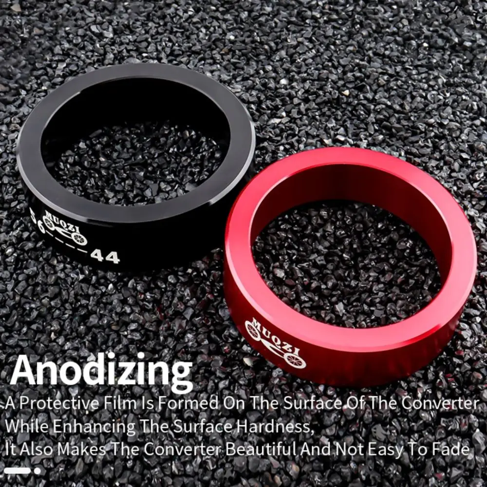 44-55/56mm Tapered Bike Headsets Tapered Tube Frame Aluminum Alloy Head Tube Reduction Sleeve Lightweight Smooth