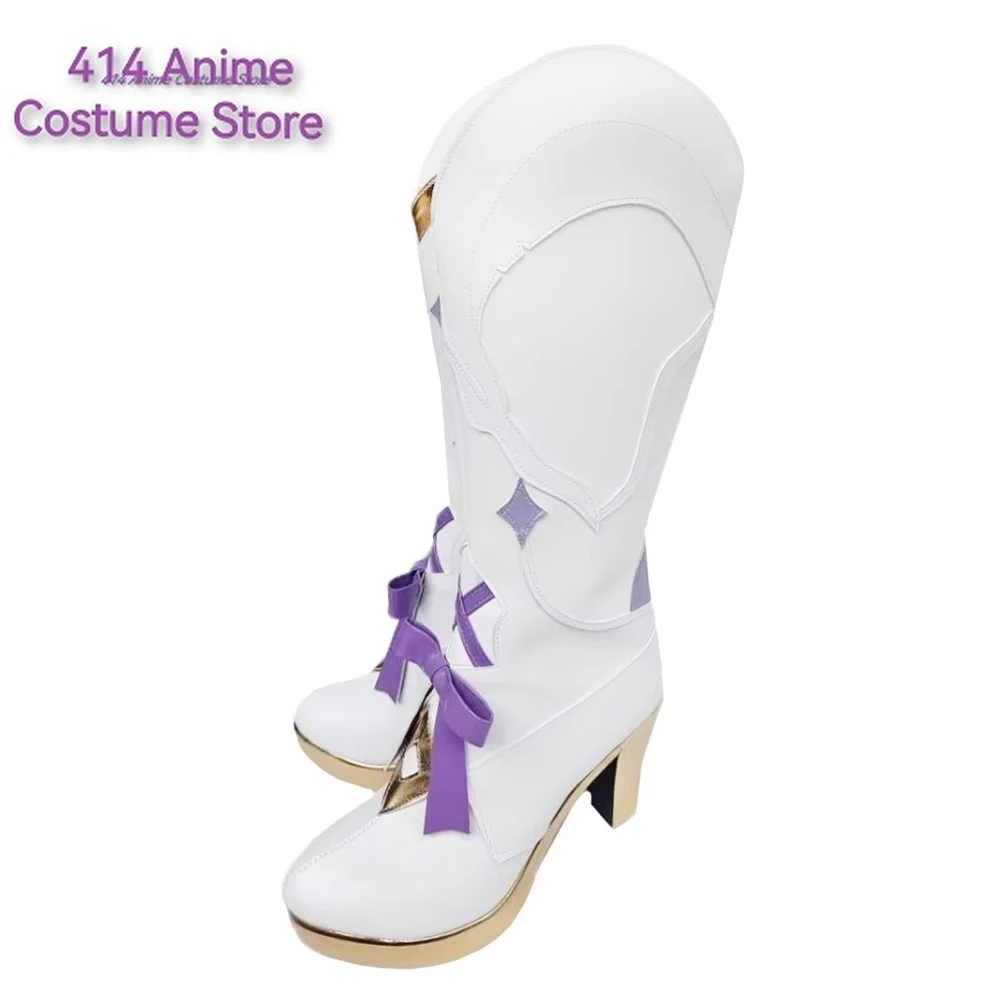 Game Honkai Impact 3 Elysia Herrscher of Human Ego Cosplay Boots Customized Leather Shoes for Adults and Kids