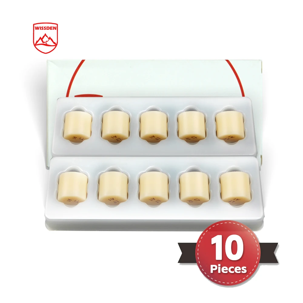 

10 Pieces Wissden Dental Ingots Glass Ceramic Press Dental Lab Materials