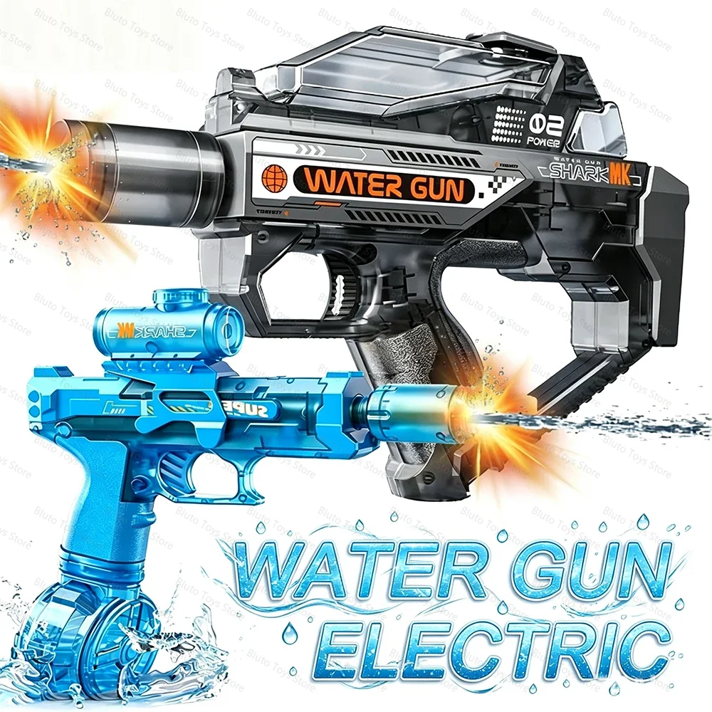 Water Gun Soaker - Electric Water Gun with Flame Light