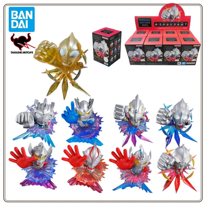 

Bandai Spot Goods TAMASHII BOX Ultraman Deformed Figure Blind Box - Tiga & Zero Transformation Ver. | Q-Posket Style Collectible