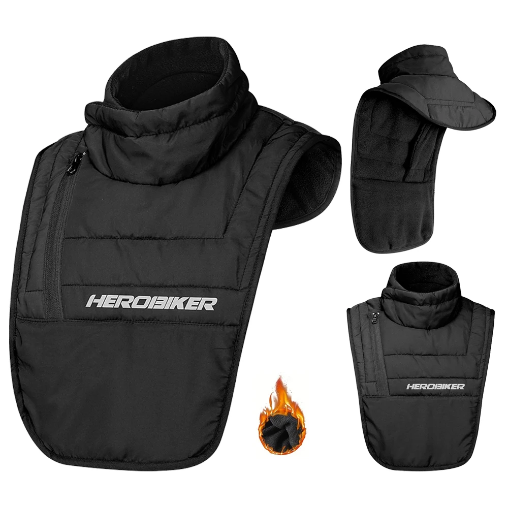 

Мужской и женский ветрозащитный и теплый мотоциклист, теплый шарф на груди и шею, внедорожный мотоциклетный защитный шарф для спорта на открытом воздухе