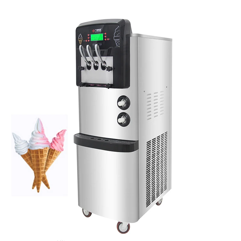 

Commercial Soft Ice Cream Making Machine Electric Ice Cream Machine Stainless Steel Ice Cream Makers 3300W