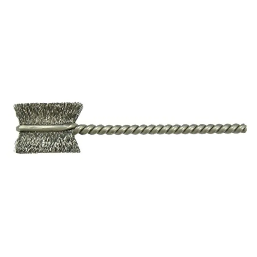 

21028 Power Tube Brush Burrite Style 9/16" 0.05" Steel Wire Fill 5/8" Length Made in The USA Pack of 10