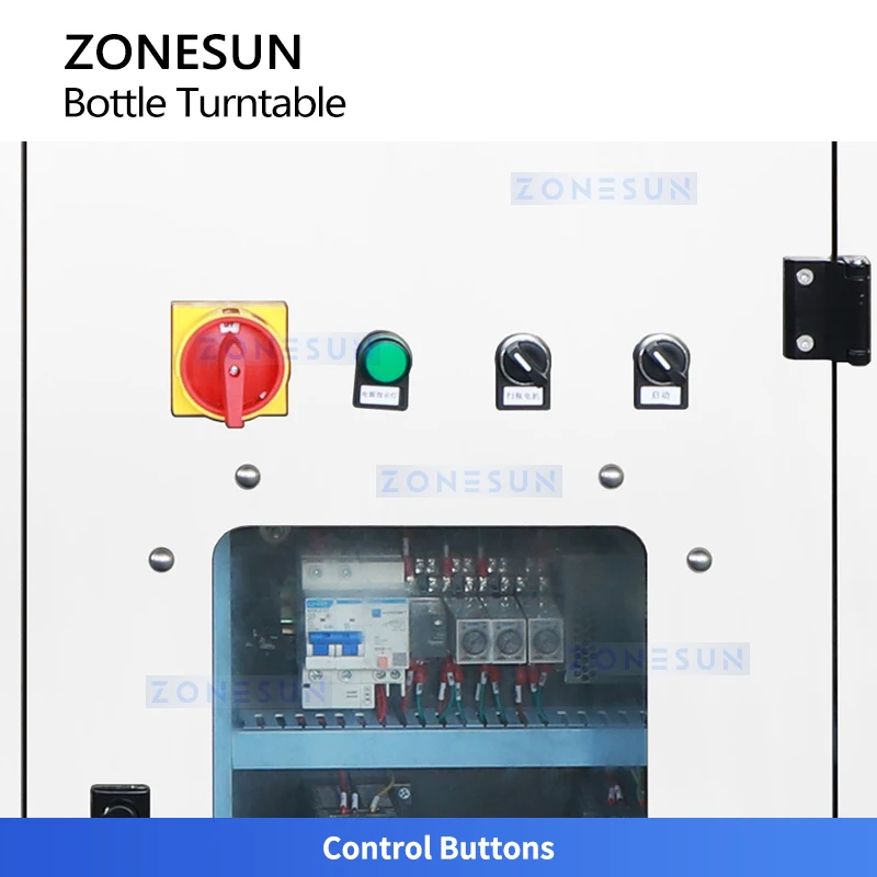 ZONESUN ZS-LP150 Auto Bottle Unscrambler Machine Rotary Plastic Bottle Sorting Turntable Arranging Machine for Packaging Line