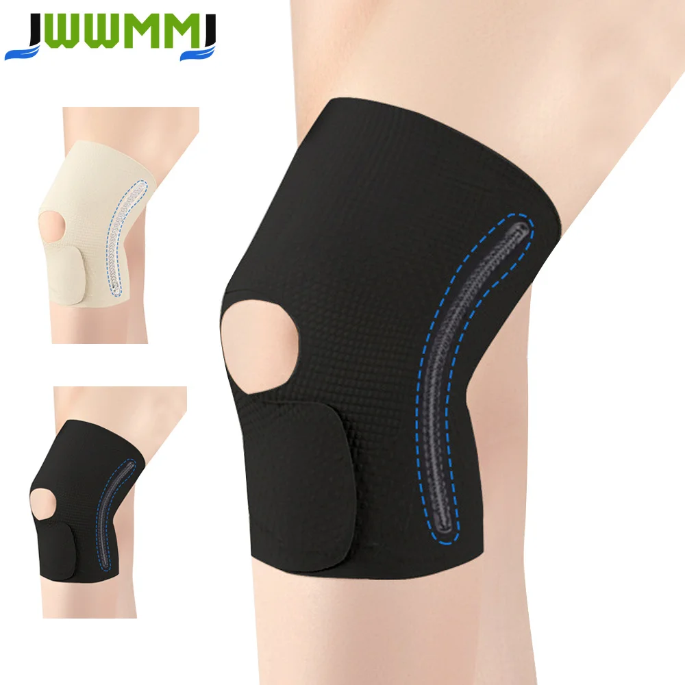 Knee Brace for Men Women, Compression Sleeve Support with Side Stabilizers, Lightweight & Breathable Support For Injury Recover