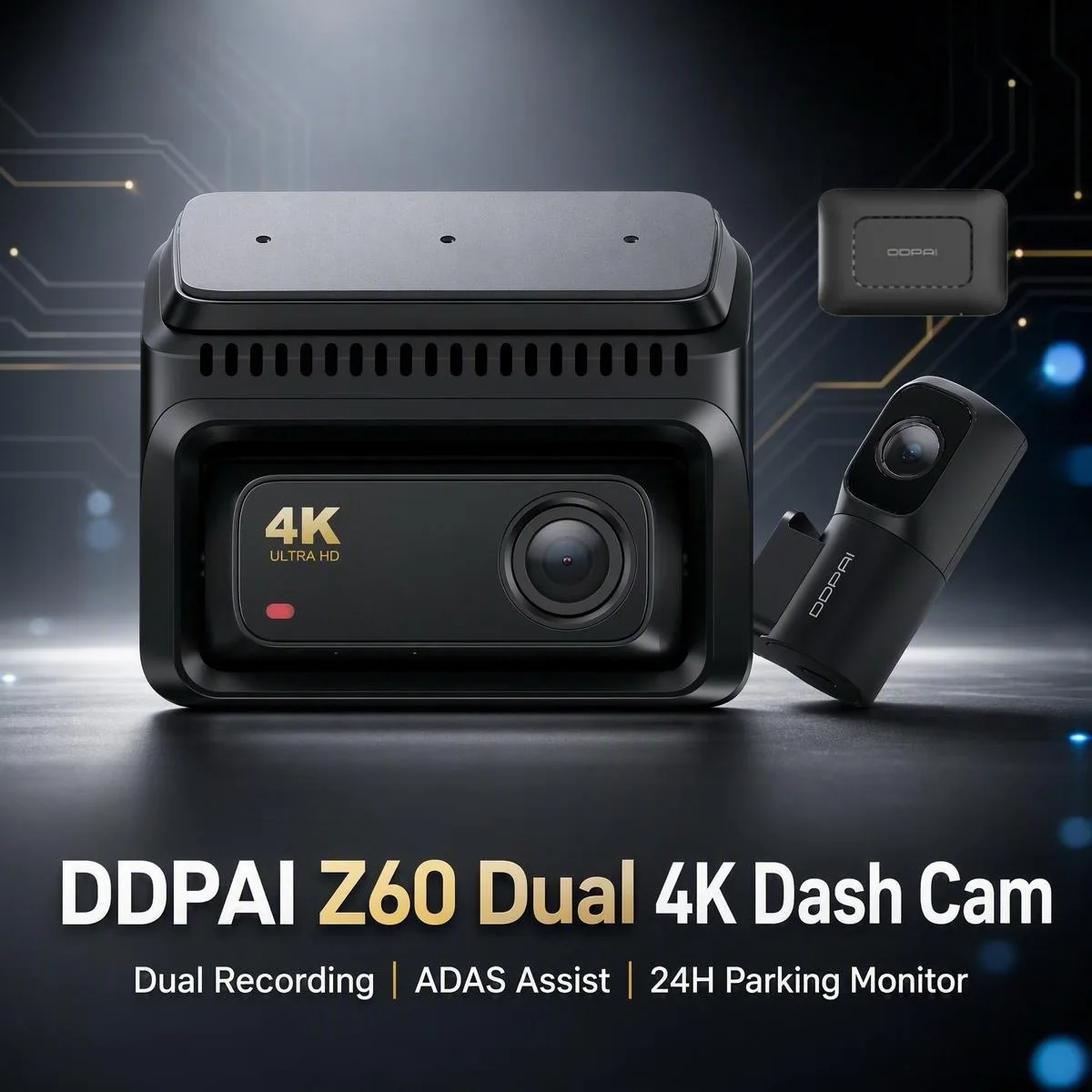 4G Driving Recorder Remote Real-time Viewing 24 Hours Parking Monitoring 360 Birds Eye View Camera System Backup Camera