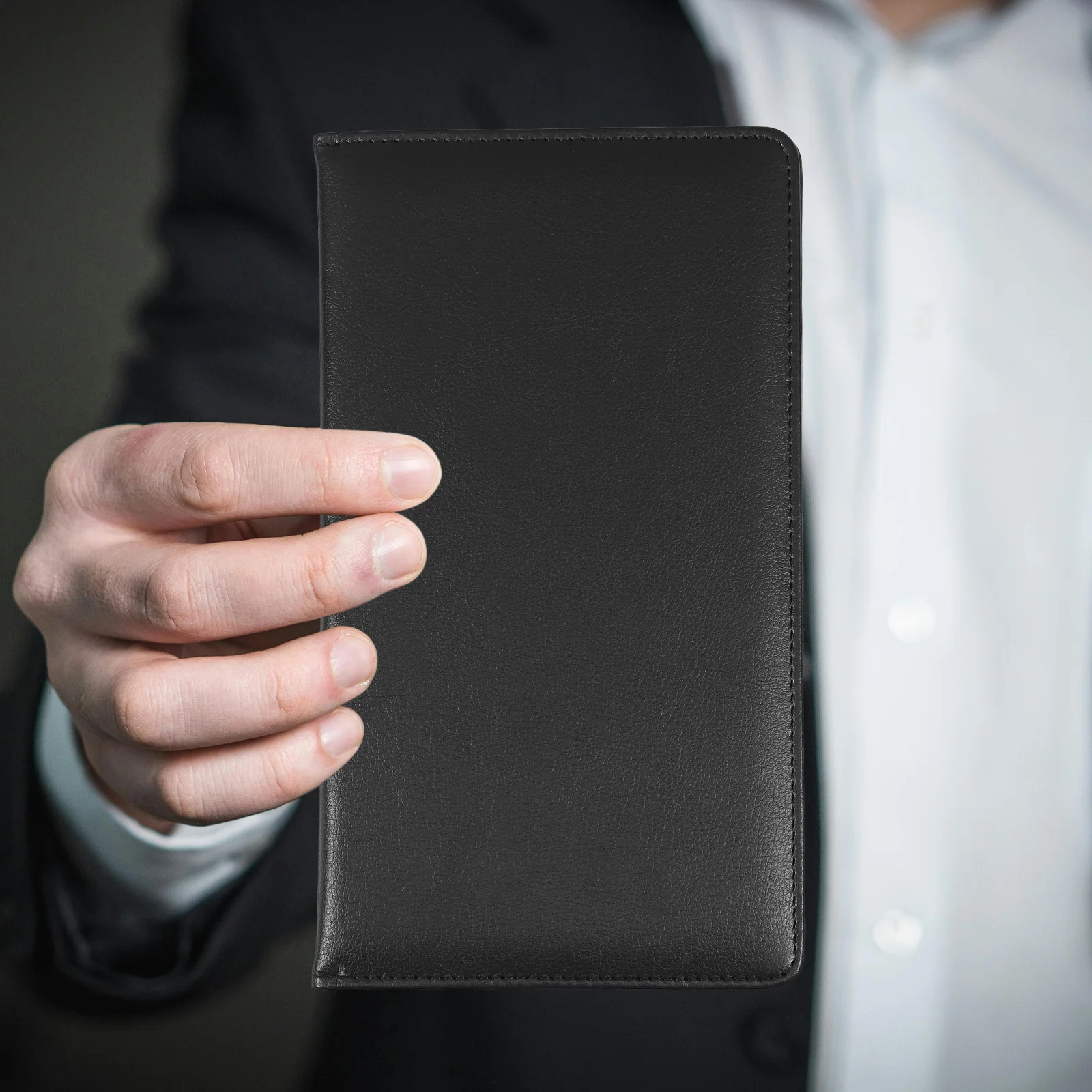 우아한 PU 메뉴 커버 호텔 카페 바 음료 리스트 효율적이고 내구성 있는 세련된 외관 음료 메뉴 북